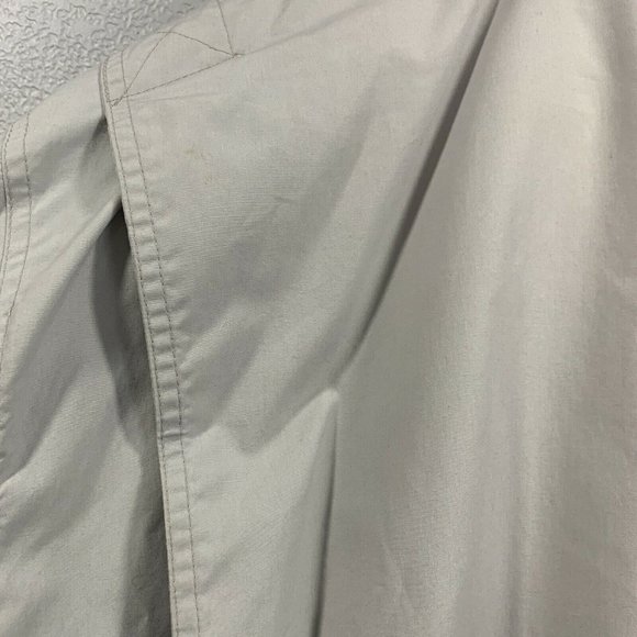 Vintage Members Only Grey Down Men Puffer Jacket Plaid Lined Coat Size 52 - Picture 12 of 12